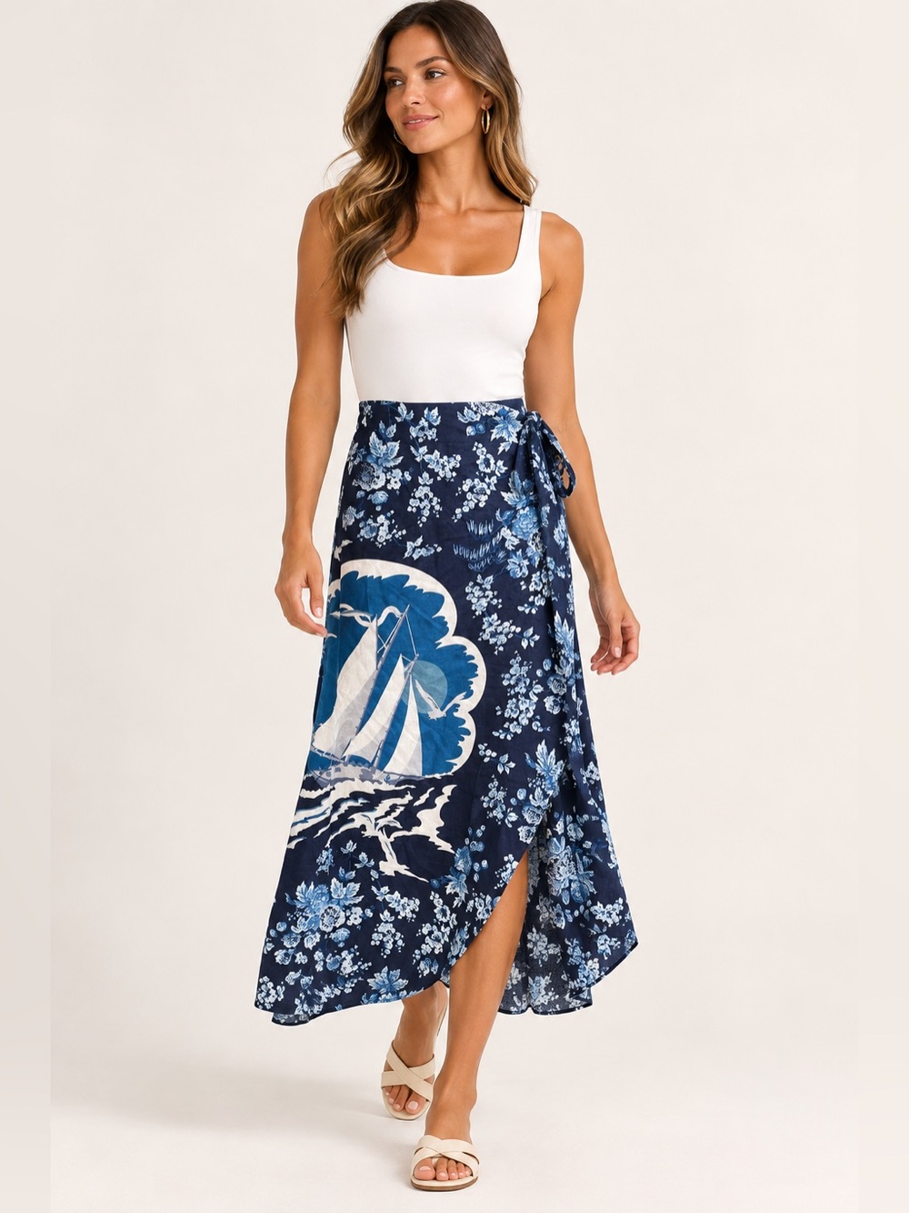 Tuckernuck wrap skirt sz M